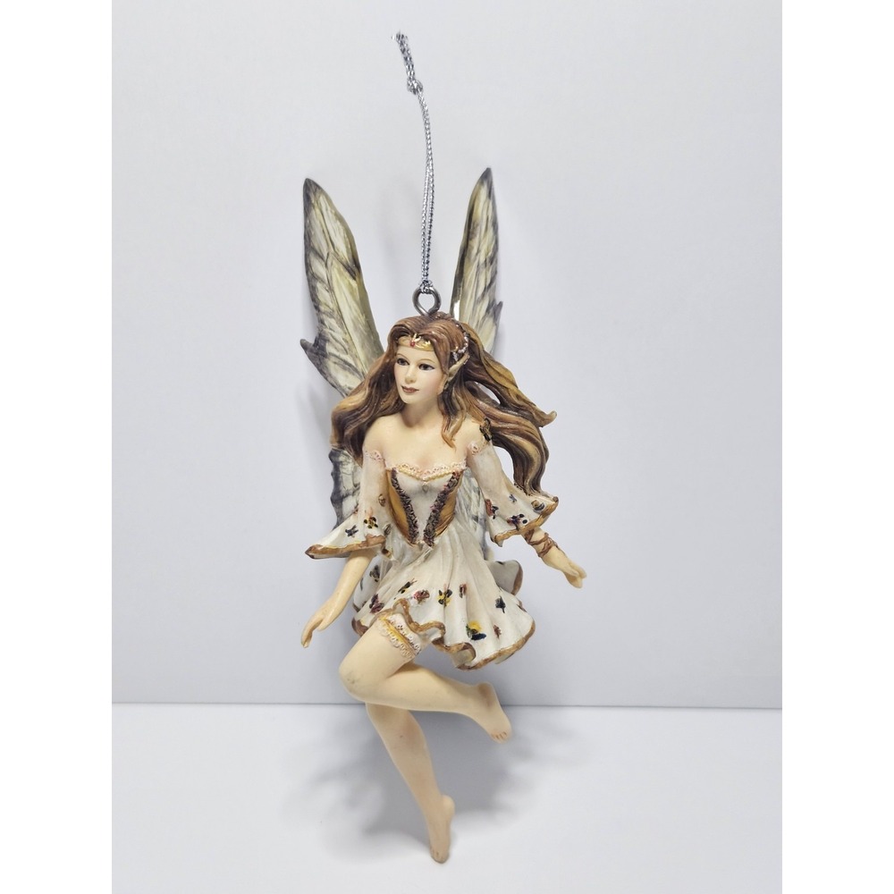 Dragonsite Nene Thomas Rhapsody in Gold Fairy Hanging Christmas Ornament Retired